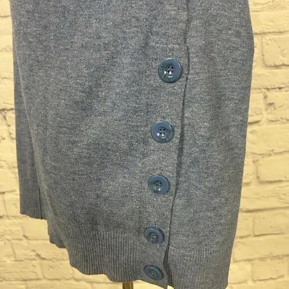 Cynthia Rowley Cowl Neck Sweater with Faux Buttons - Picture 6 of 6